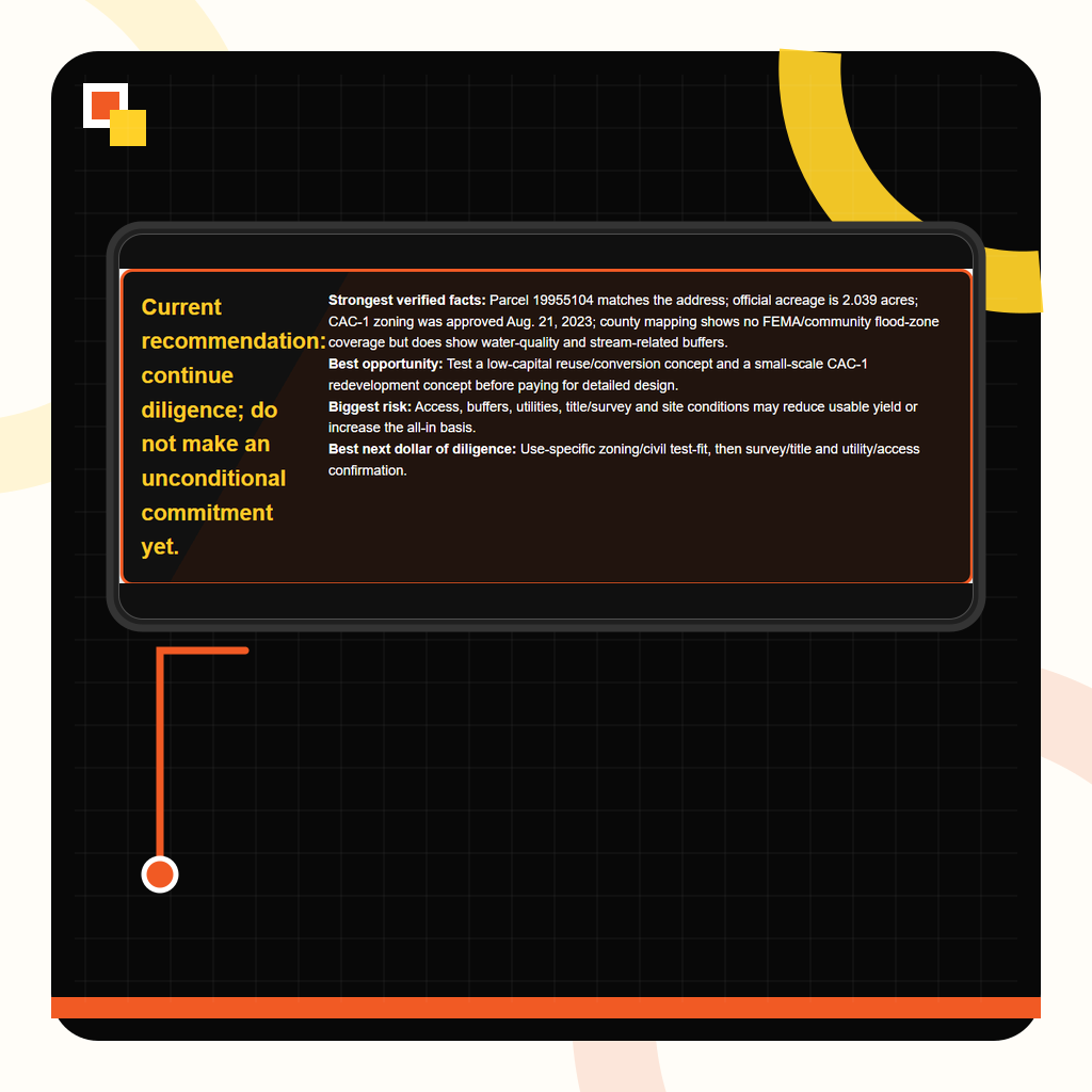 Office property intelligence workspace